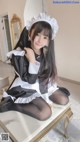 Coser @ 桜 井 宁宁 Vol.030: 双 马尾 黑丝 女仆 (62 photos) P17 No.4be64a